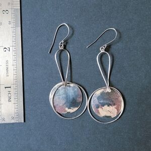 Elegant Silver Dangle Earrings